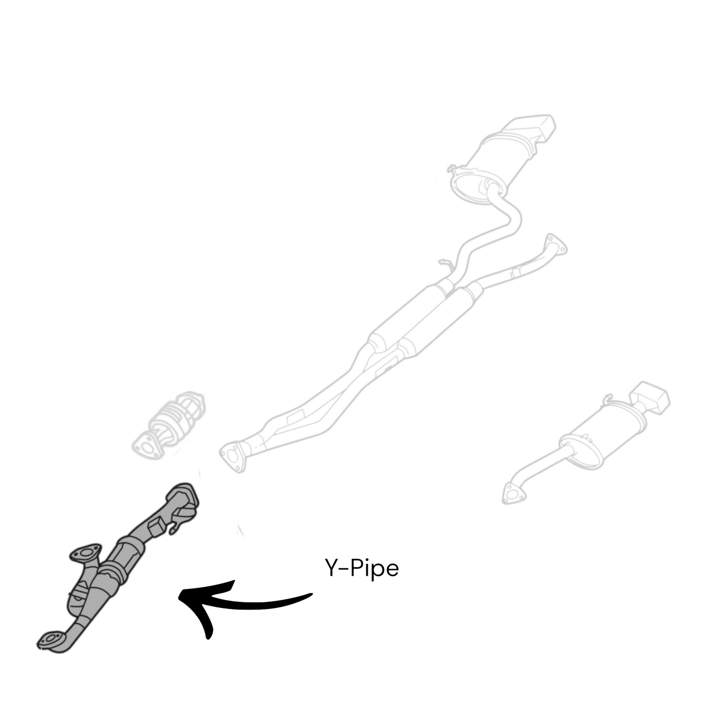 Acura RL 3.5L (2005-2008) Front Y-Pipe