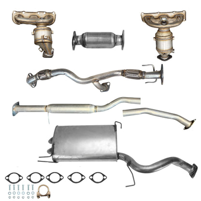 Hyundai Santa Fe 3.5L (2010-2012) Manifold Converters, Flex Pipe, Catalytic Converter, Resonator and Muffler