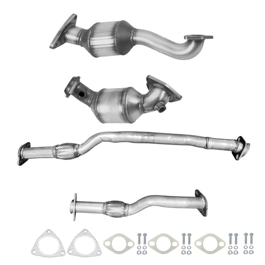 Ford Flex 3.5L (2010-2019) (Turbo) Both Side Manifold Converter and Left and Right Side Flex Pipes