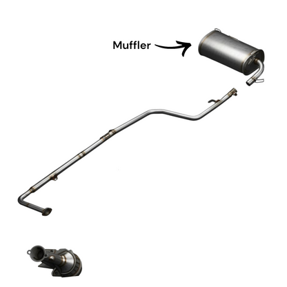 Mitsubishi Outlander PHEV 2.4L (2021-2022) Rear Muffler
