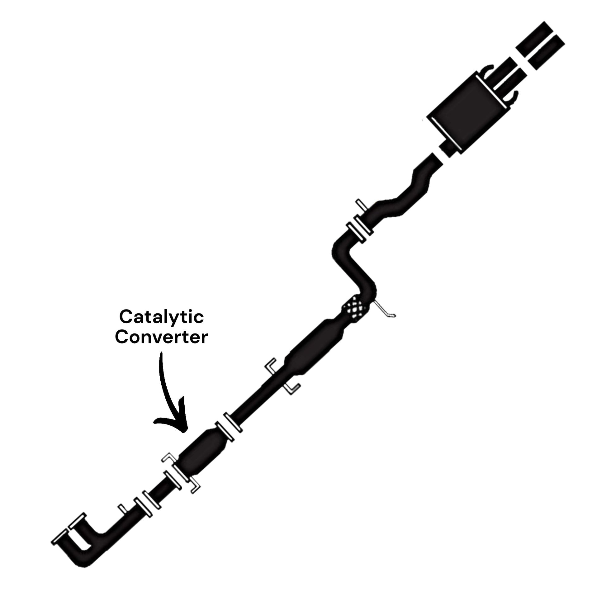 Honda Accord 2.2L (1996, 1997) (Except Canada Built Vehicle) Catalytic Converter