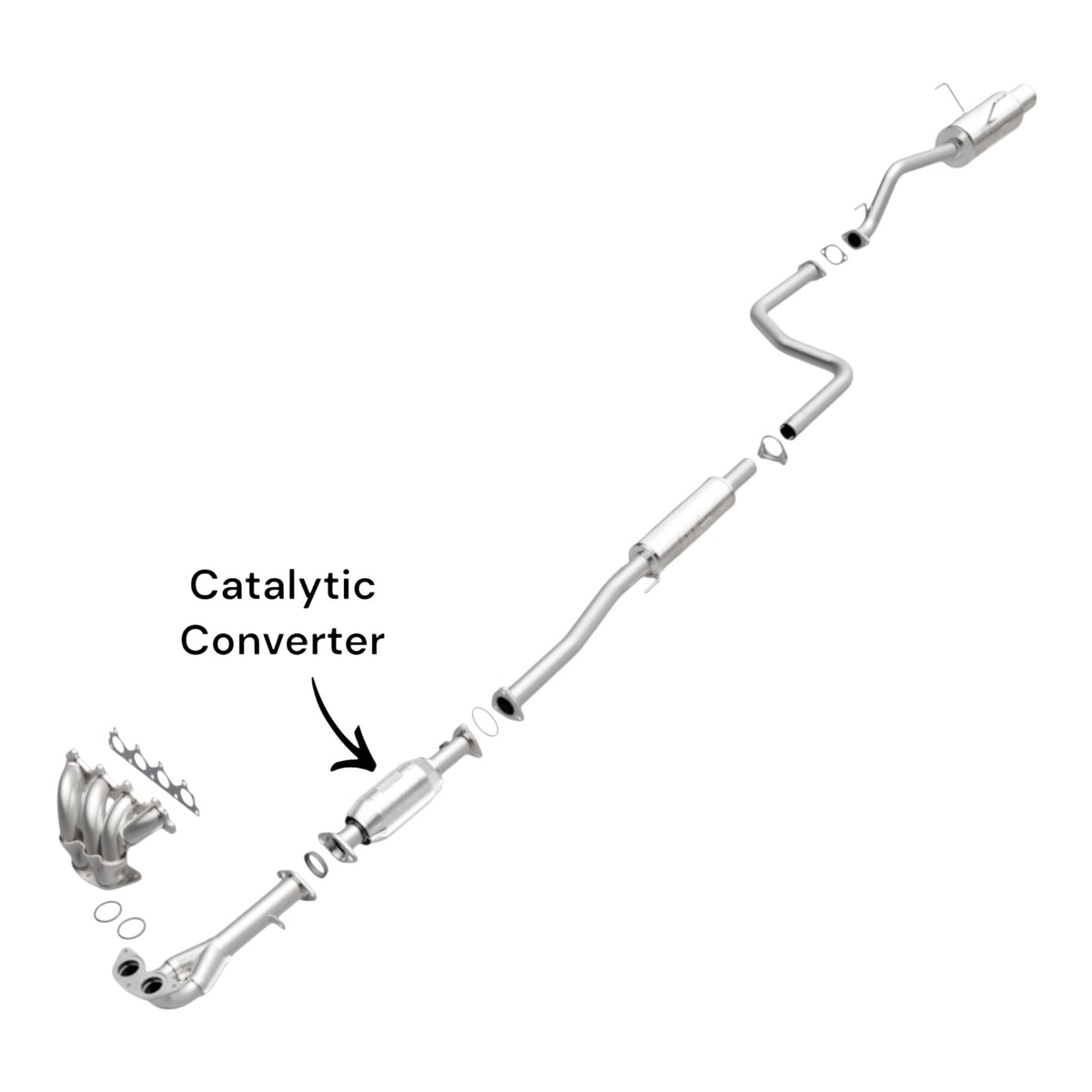 Honda Civic 1.6L (1999, 2000) Catalytic Converter