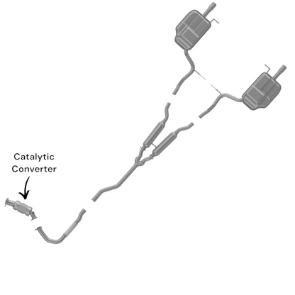 Convertisseur catalytique pour Audi A4 Quattro 1.8L Turbo AWD (1997-2005)