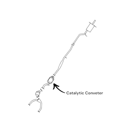 Subaru Forester 2.5L (1998) Rear Catalytic Converter