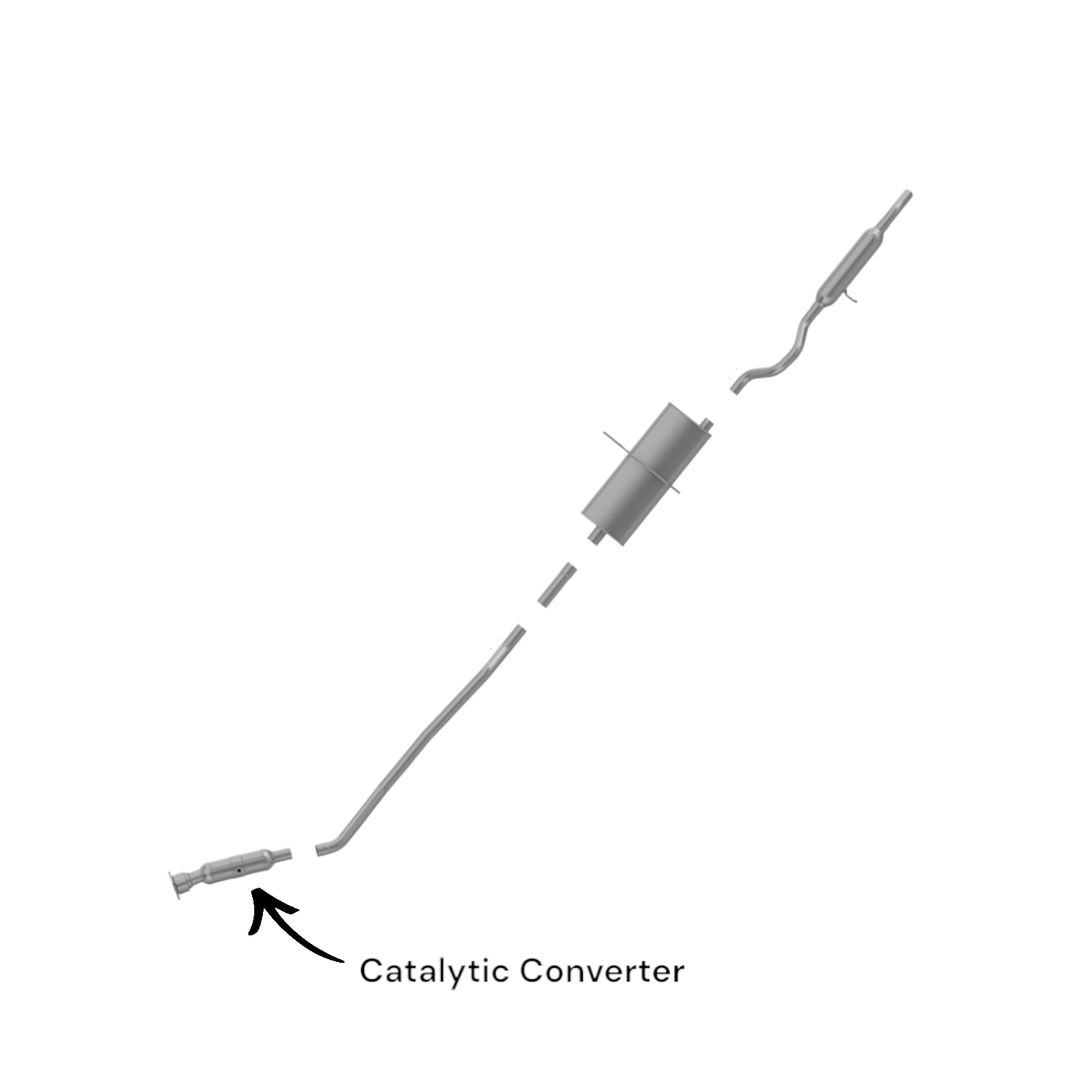 Chrysler Town & Country 3.3L (2001-2007) V6 Catalytic Converter