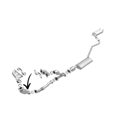 Convertisseur catalytique avant pour Toyota Highlander 3.0L (2001-2003) V6