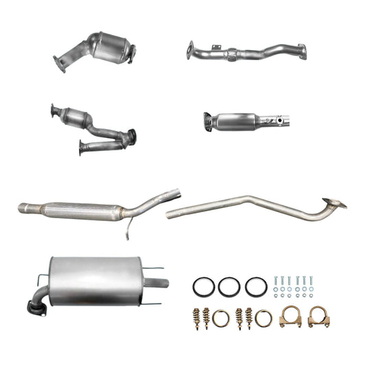 Toyota Highlander 3.0L (2001-2003) Catalytic Converters, Flex Pipe, Y Pipe with converter, Resonator and Muffler