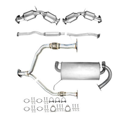 Convertisseur catalytique, tuyau en Y flexible, résonateur et silencieux pour Infiniti FX35 3.5L 2003-2008