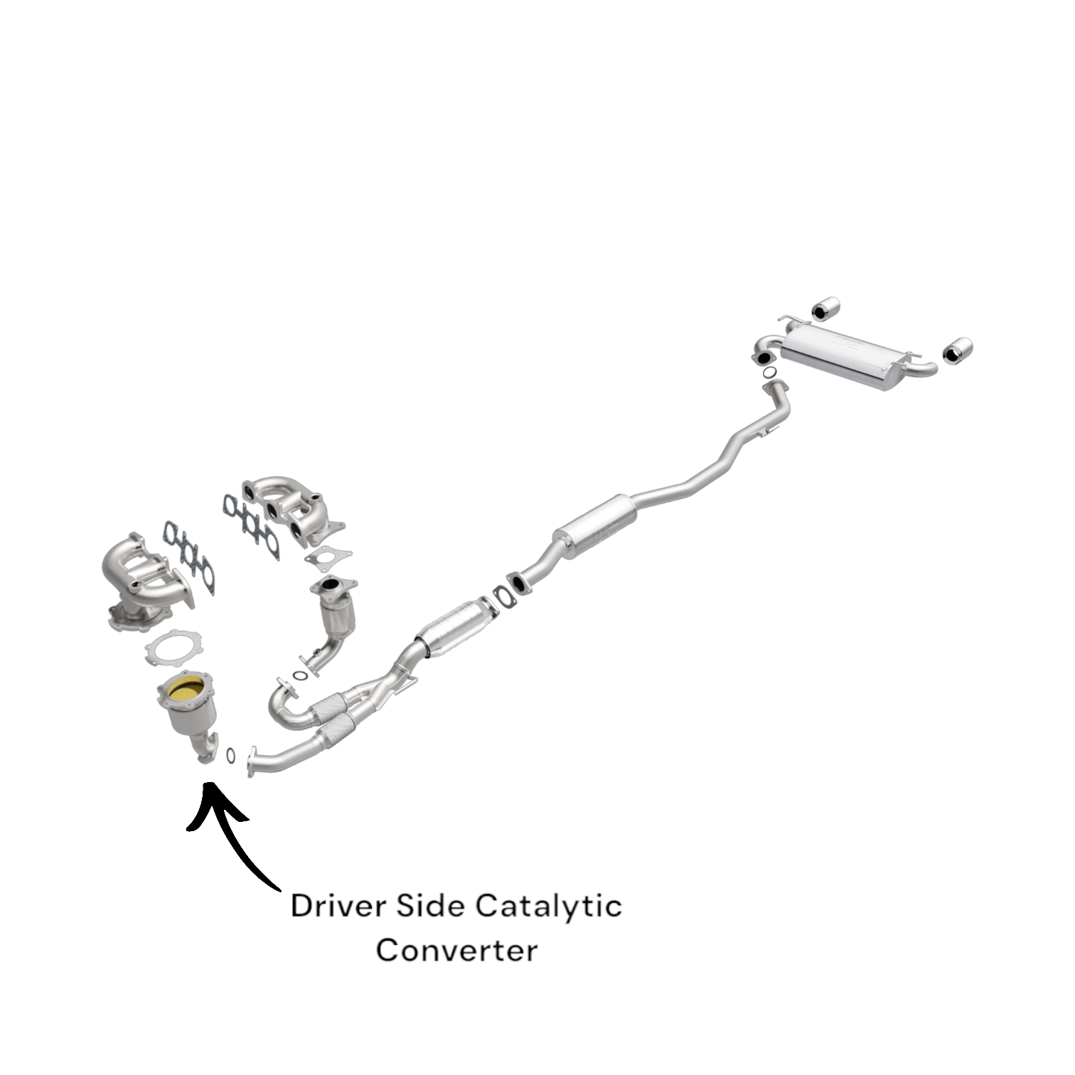 16221 - Nissan Murano 3.5L (2003-2007) V6 Driver Side Catalytic Converter