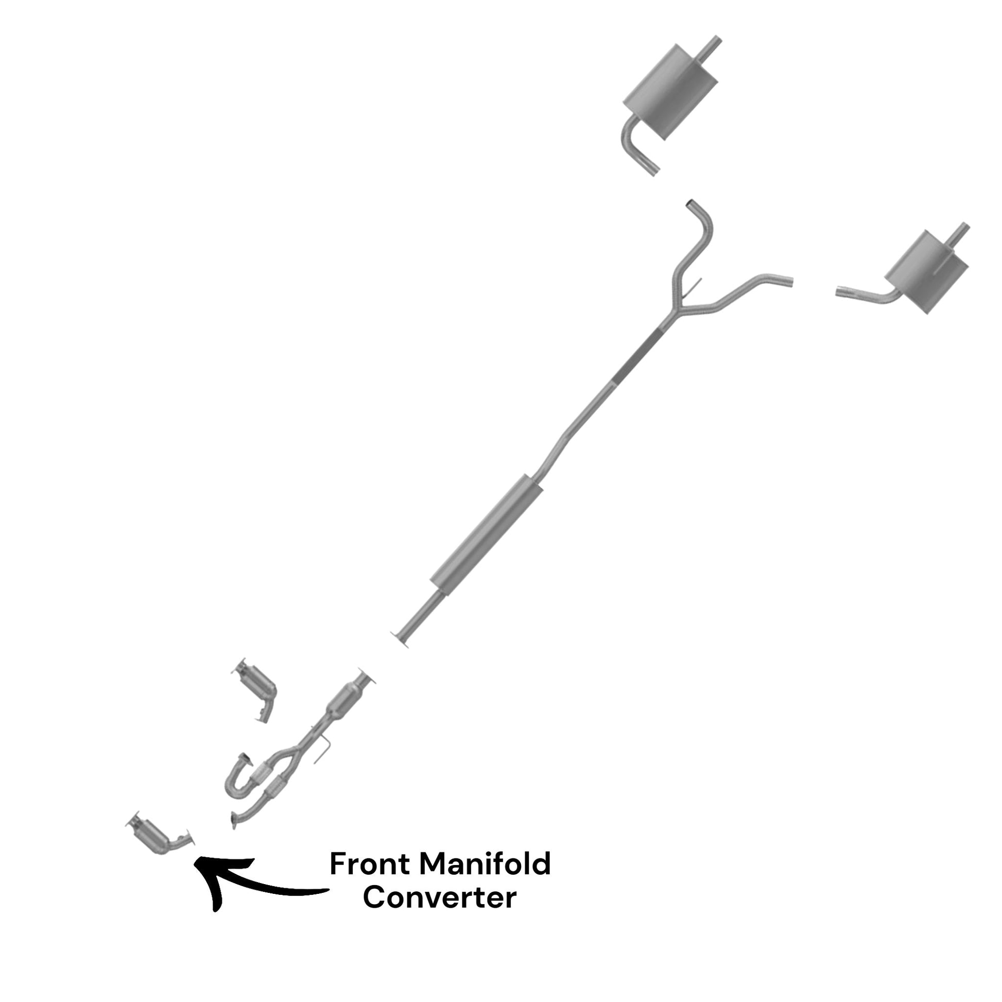 Nissan Altima 3.5L (2005, 2006) Front Manifold Converter
