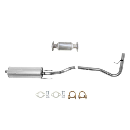 Toyota Tacoma 2.4L (1998-2000) (Federal Emissions System) Catalytic Converter, Muffler with Tail pipe