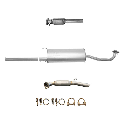 Toyota Highlander 2.4L (2004-2007) Catalytic Converter, Muffler and Resonator