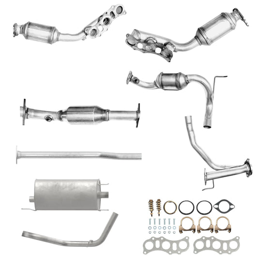 Toyota Tacoma 4.0L (2005-2011) (4x4) (empattement 127,2" et 127,8") : collecteurs d'échappement, convertisseurs catalytiques, tuyaux et silencieux