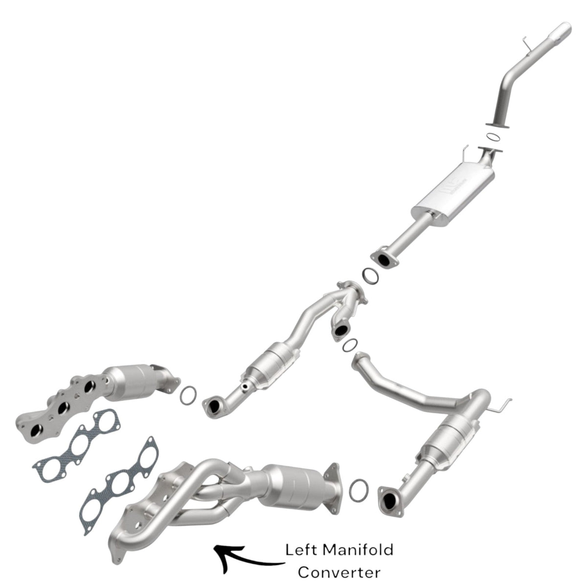 Toyota FJ Cruiser 4.0L (2007-2009) Left Side Manifold Converter.