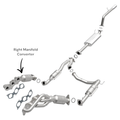Toyota FJ Cruiser 4.0L (2007-2009) Right Side Manifold Converter. 