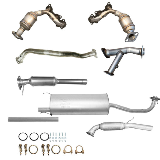 Lexus RX330 3.3L (2004-2006) Manifold Converters, Front Pipe, Y-Pipe, Catalytic Converter, Muffler and Resonator