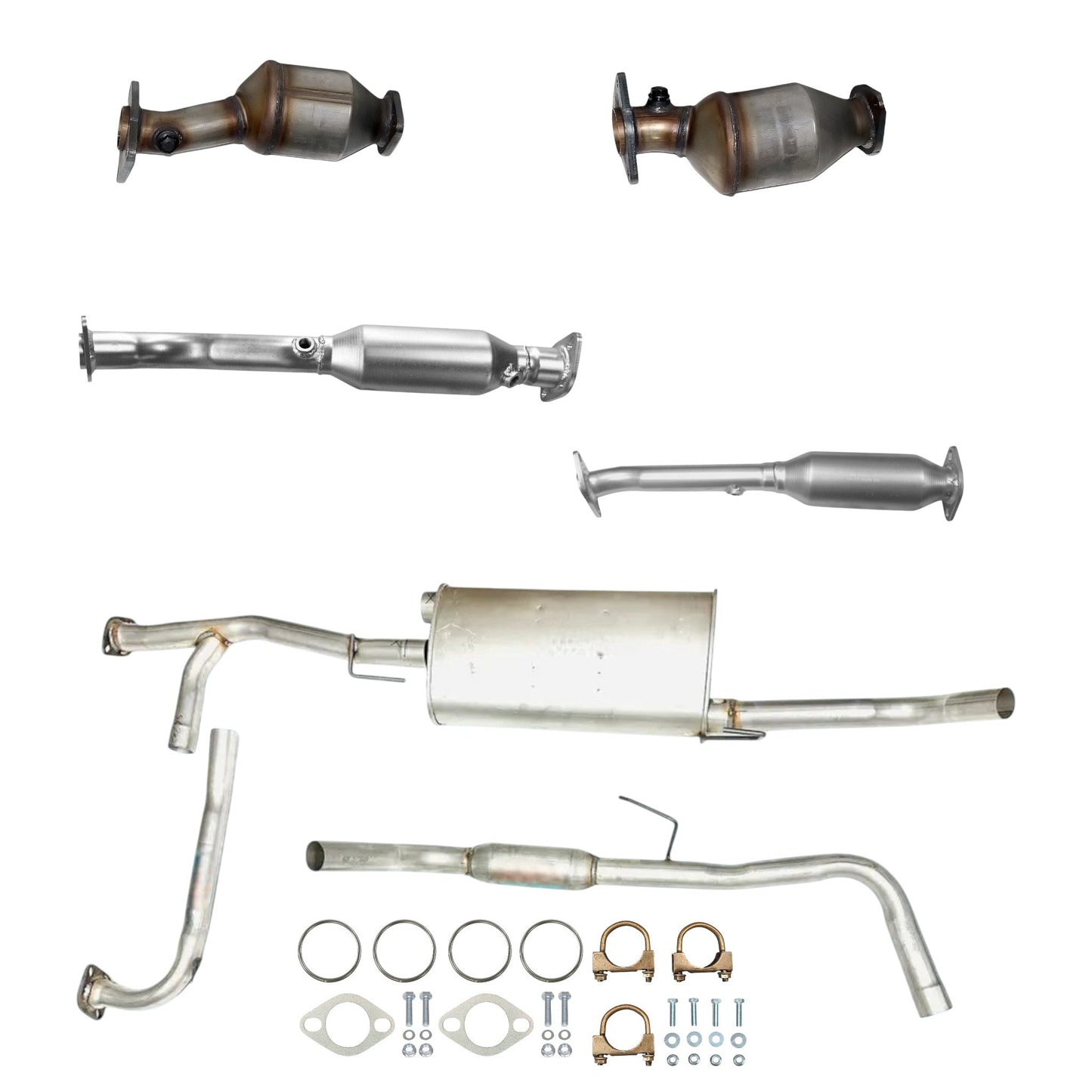 Nissan Frontier 4.0L (2005-2019) Catalytic Converters, Muffler with Pipe and Resonator