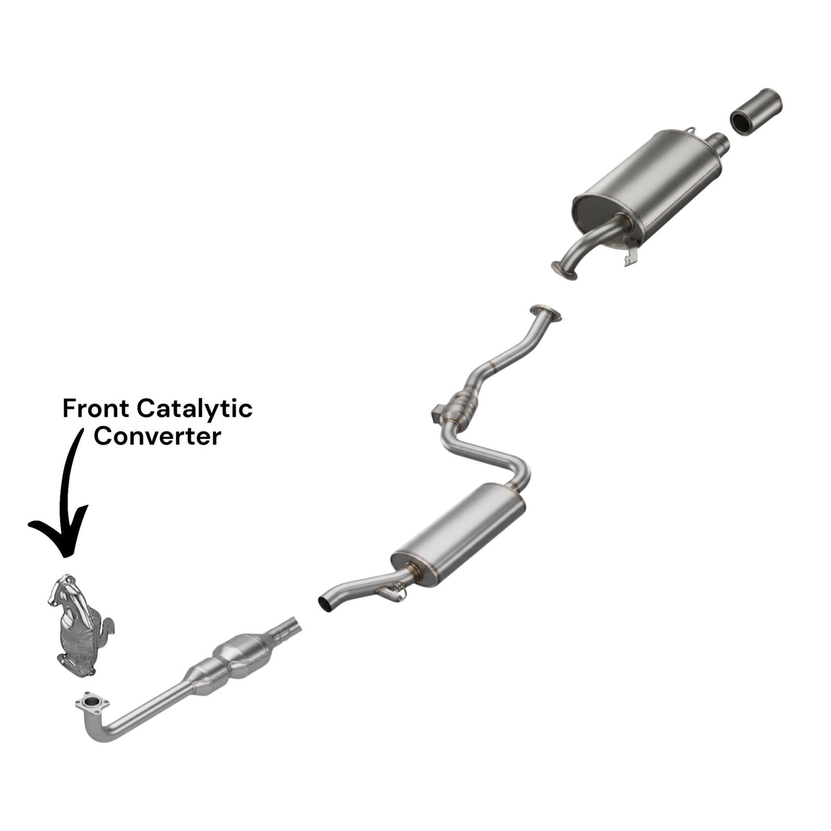 Volvo S40 1.9L (2000-2004) (Non-Turbo) Front Catalytic Converter