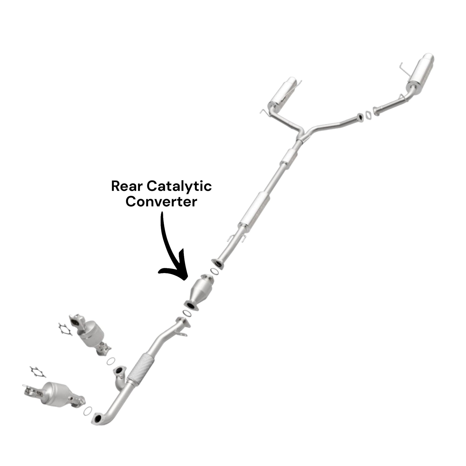 Honda Crosstour 3.5L (2012-2015) Rear Catalytic Converter