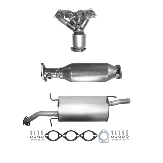Mitsubishi Lancer 2.0L (2002-2004) (Non-Turbo) Manifold Converter, Catalytic Converter and Muffler