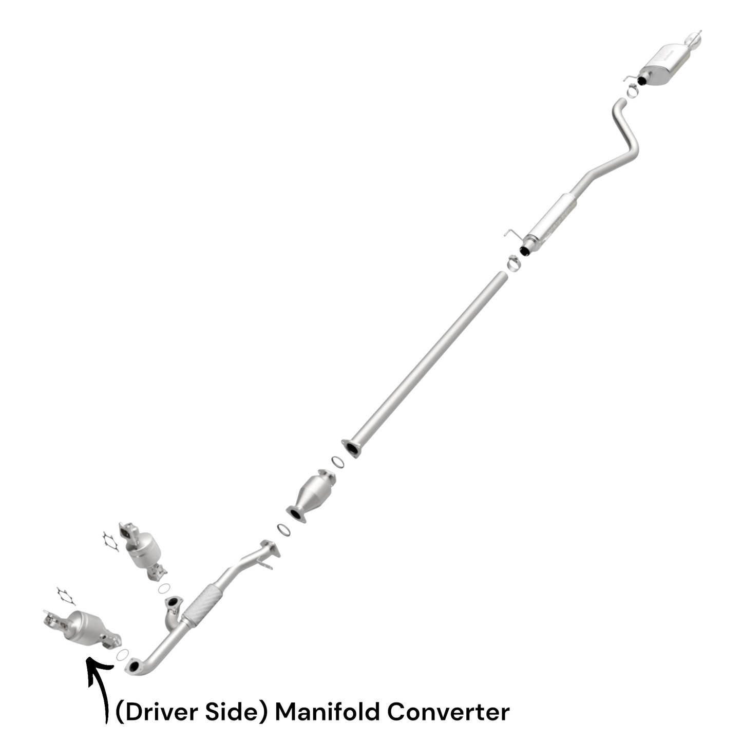 Honda Ridgeline 3.5L (2006-2008) (Driver Side) Manifold Converter