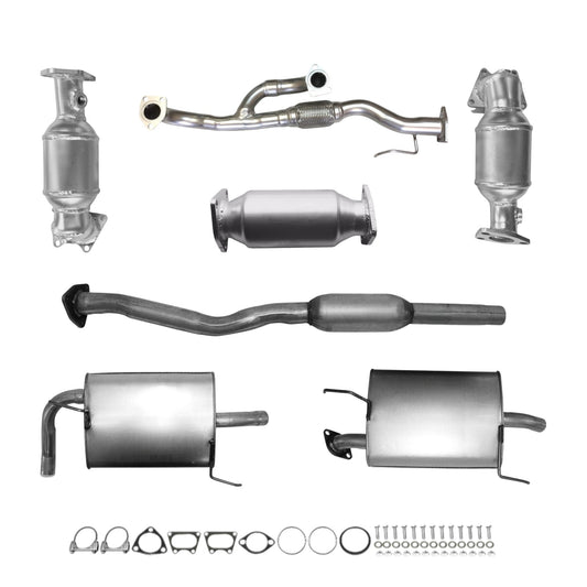 Honda Accord 3.0L (2003-2005) (4-Door) Manifold Converters, Flex Pipe, Converter, Resonator and Both side mufflers