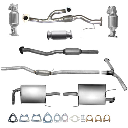 Honda Accord 3.0L (2006-2007) (4-Door) (Non-Hybrid) Manifold Converters, Flex Pipe, Converter, Resonator, Resonator with Y pipe and Both side mufflers