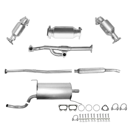 Convertisseurs de collecteur, tuyau flexible en Y, convertisseur arrière, tuyau, résonateur et silencieux pour Honda Ridgeline 3.5L (2006-2008)