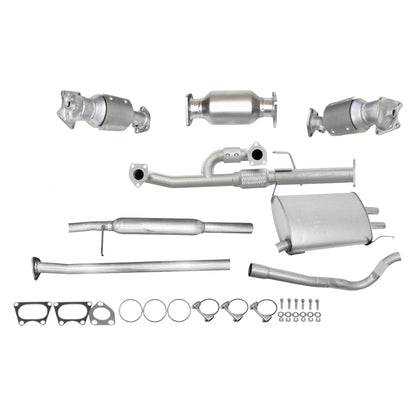 Honda Pilot 3.5L (2005-2008) Manifold Converter, Y-Flex Pipe, Rear Converter, Resonator and Muffler