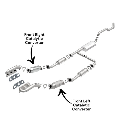 Nissan Frontier 4.0L (2005-2019) Front Right & Front Left Catalytic Converters