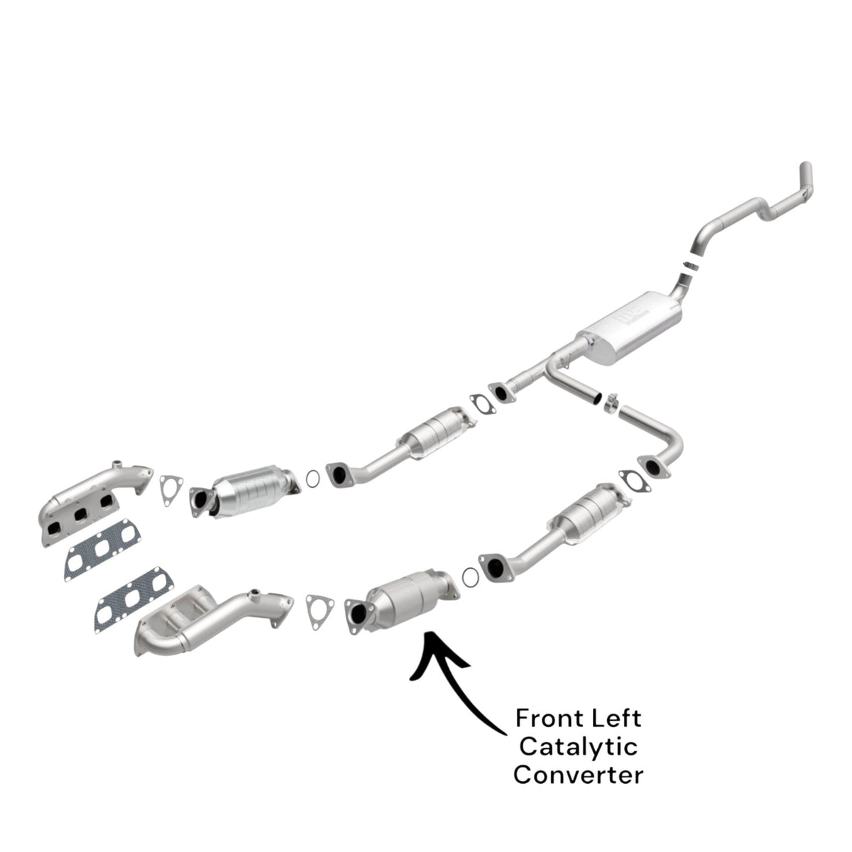 Nissan Xterra 4.0L (2005-2015) Front Left Catalytic Converter