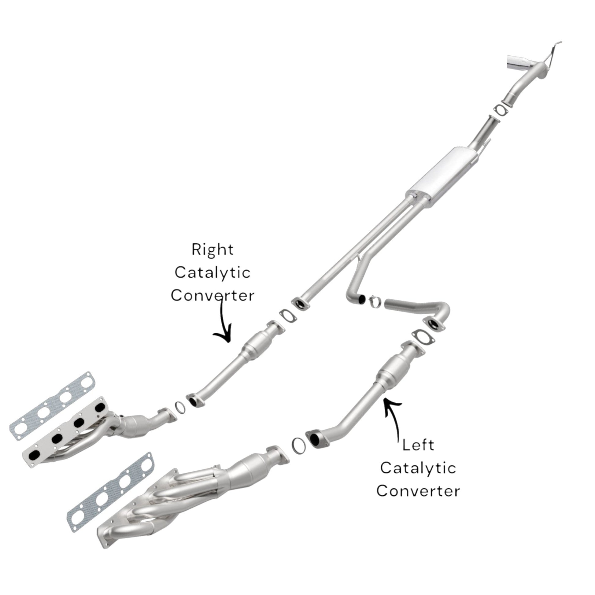 Nissan Armada 5.6L (2005-2015) (Exc AWD)  Right And Left Side Catalytic Converter