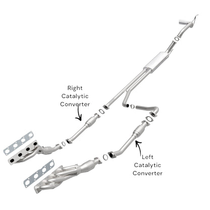 Nissan Armada 5.6L (2005-2015) (Exc AWD)  Right And Left Side Catalytic Converter