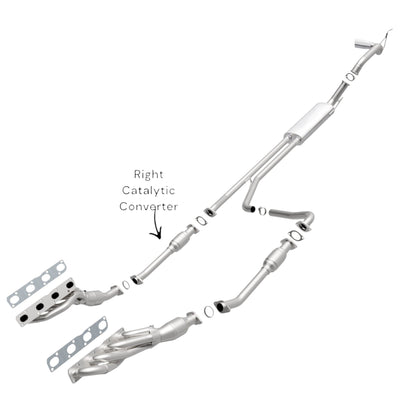Nissan Armada 5.6L (2005-2006) (Exc AWD) Right Side Catalytic Converter