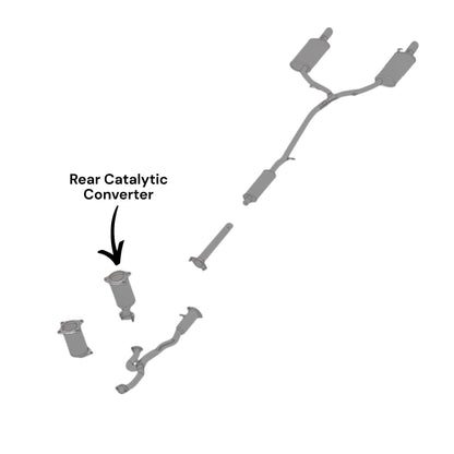Lincoln MKS 3.7L (2009, 2012) Rear Catalytic Converters