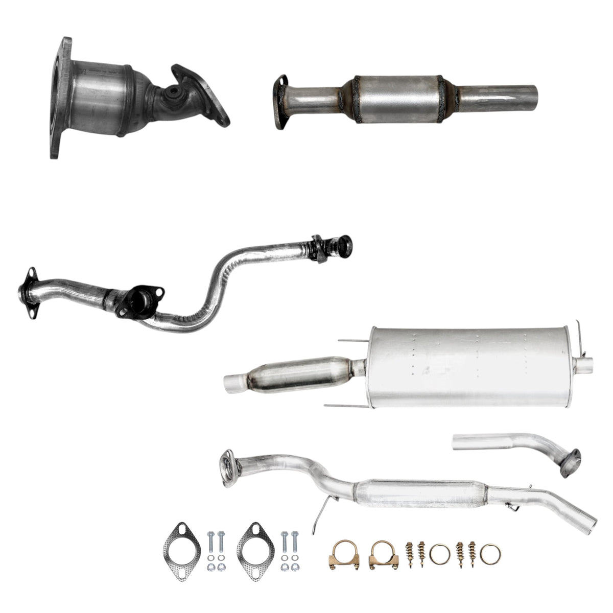 Ford Escape 3.0L (2009-2012) Catalytic Converter, Y Pipe, Muffler And Resonator