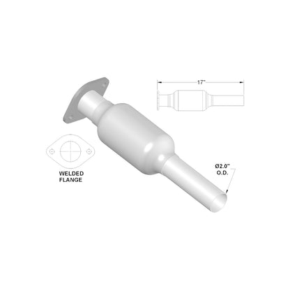 Mazda 5 2.3L (2006-2010) V4 Rear Catalytic Converter
