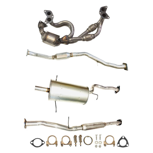 Saab 9-2X 2.5L (2006) (SOHC) Manifold Converter, Catalytic Converter, Resonator and Muffler