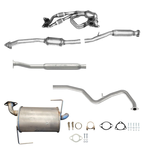 Subaru Outback 2.5L (2010-2012) (Non-Turbo) Manifold Converter, Catalytic Converter, Resonator with Y-Pipe and Muffler