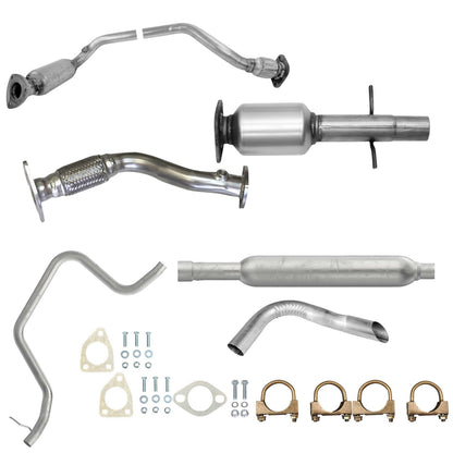 Pontiac G6 3.5L (2008-2010) Front Catalytic Converter With Flex, Rear Converter, Resonator, Pipe And Tail Pipe