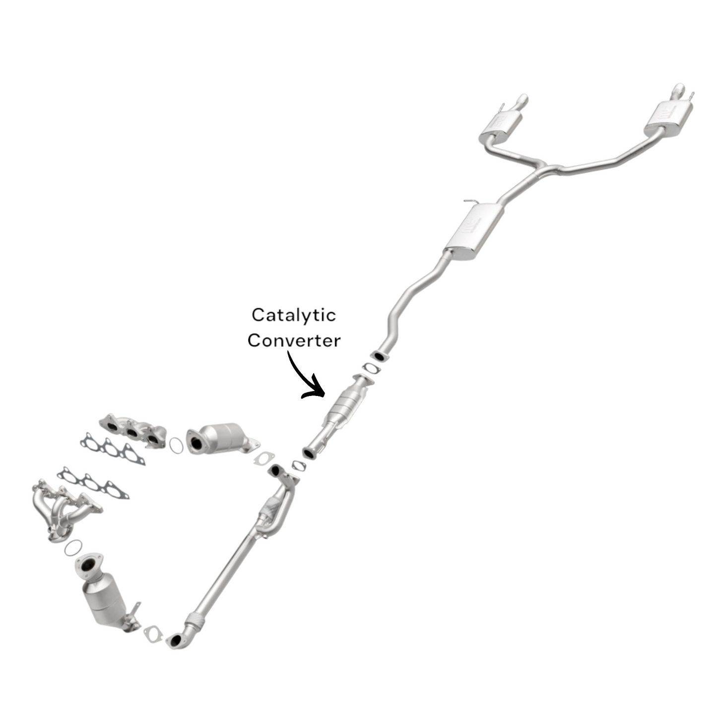 Buick Enclave 3.6L 2009-2017 Rear Catalytic Converter