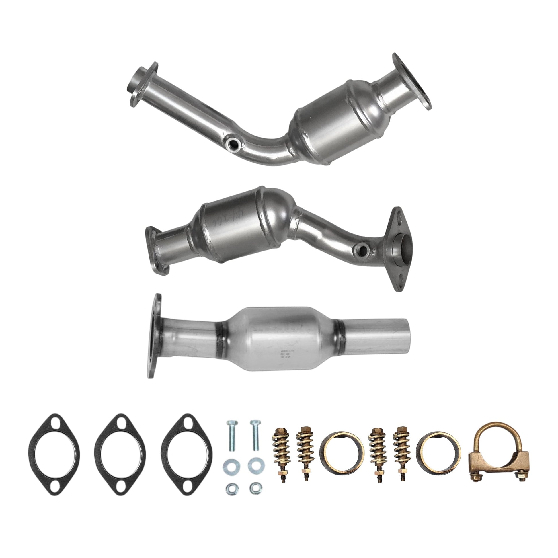 Ford Five Hundred 3.0L (2005-2007) (FWD Only) Front, Center & Rear Catalytic Converters
