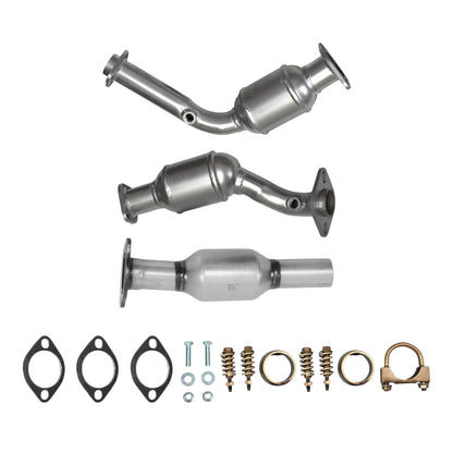 Ford Five Hundred 3.0L (2005-2007) (FWD Only) Front, Center & Rear Catalytic Converters