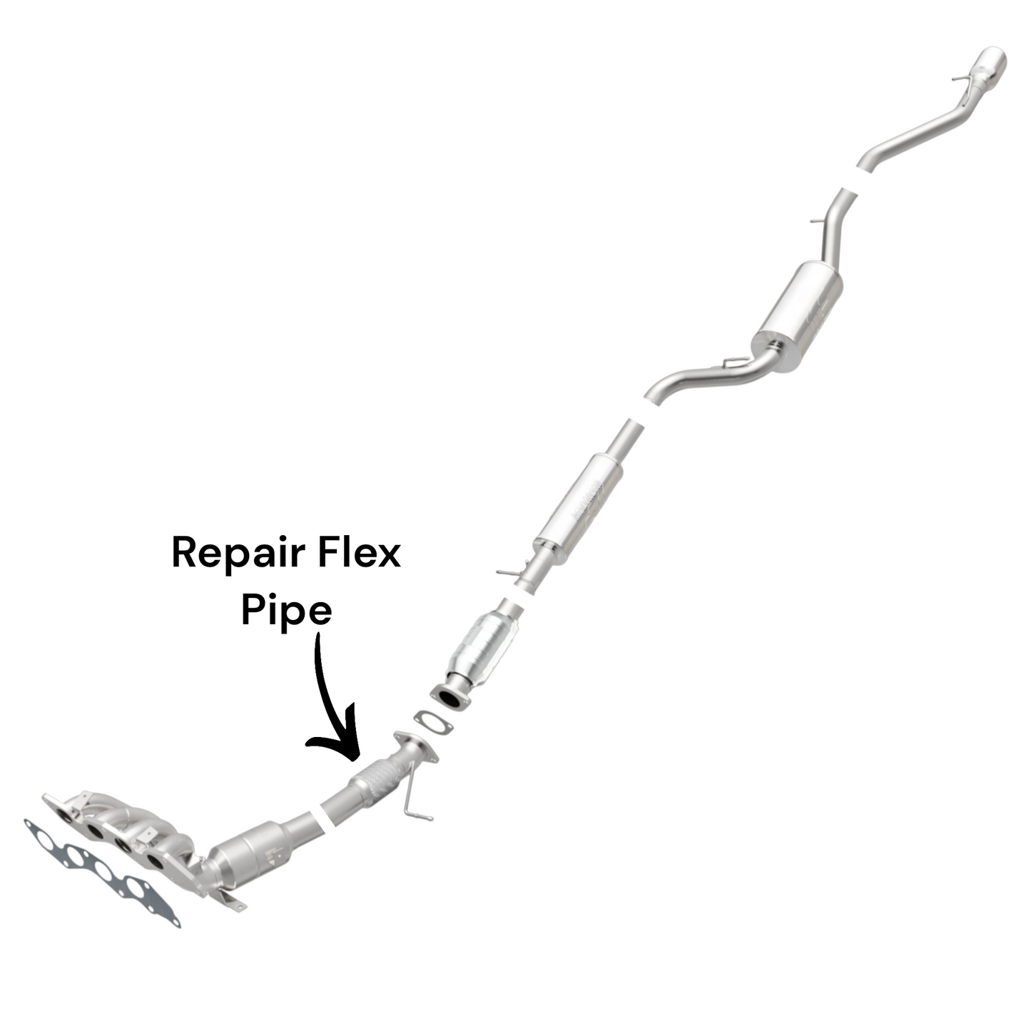Mazda 3 2.3L (2004-2009) Front Repair Flex Pipe