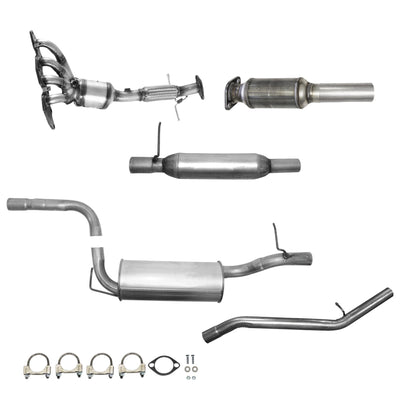 Mazda 3 2.0L (2004-2009) (Federal Emission System Only) Manifold Converter, Catalytic Converter, Resonator, Muffler and Tail pipe