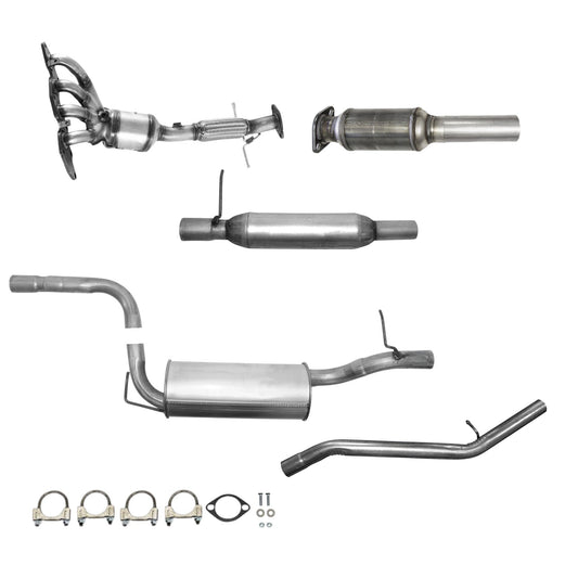 Mazda 3 2.0L (2004-2009) Manifold Converter, Catalytic Converter, Resonator, Muffler and Tail pipe