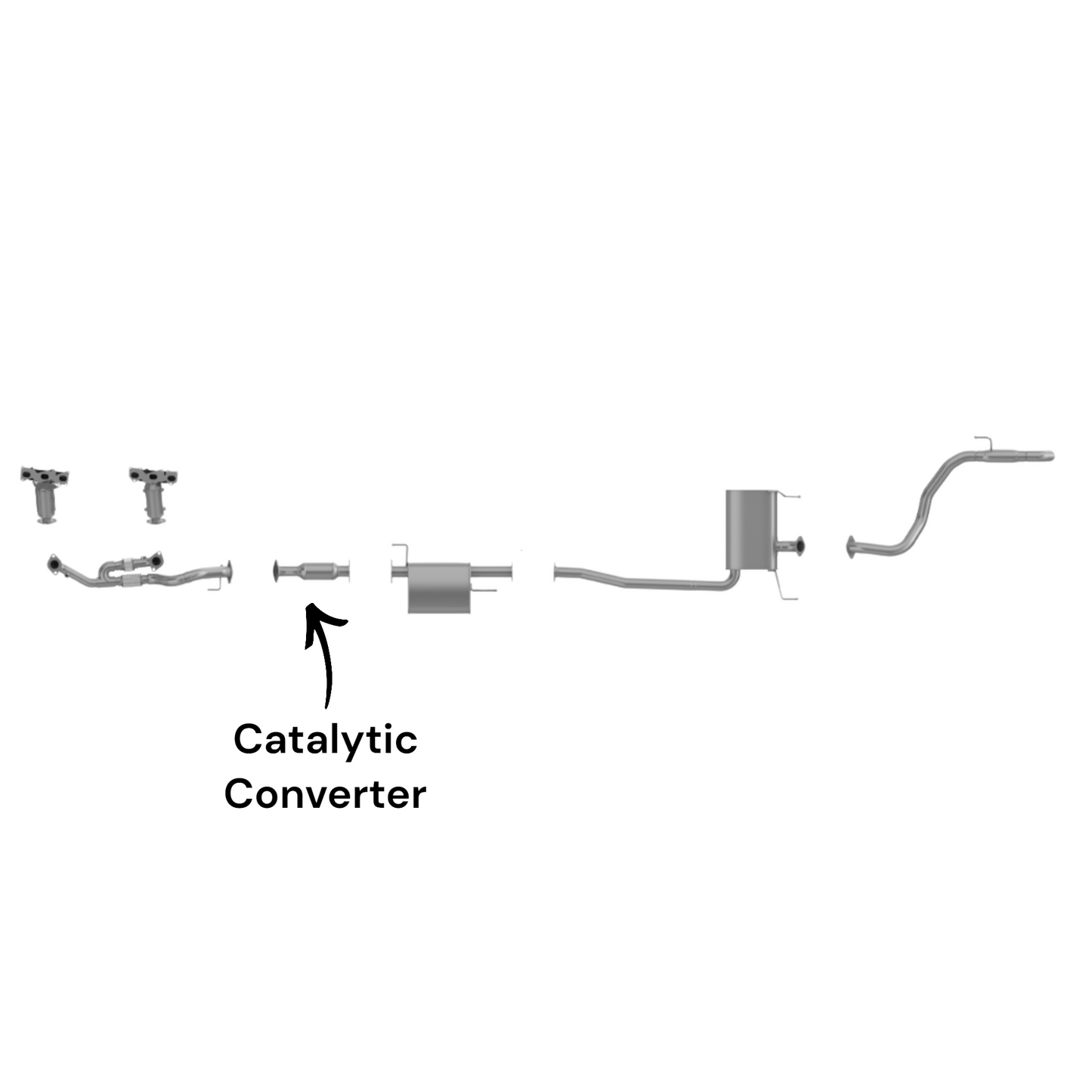 Kia Sedona 3.8L (2006-2008) Catalytic Converter