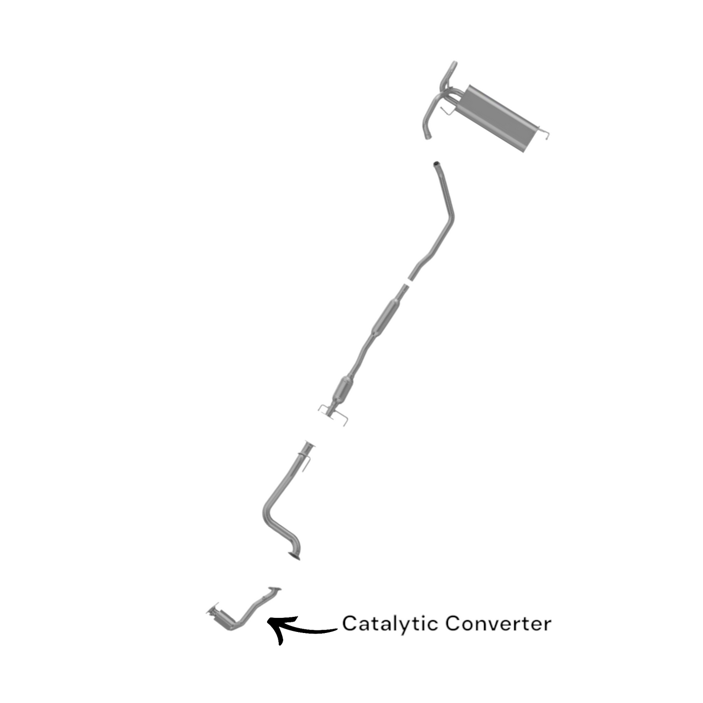 Suzuki SX4 2.0L (2007-2009) Catalytic Converter