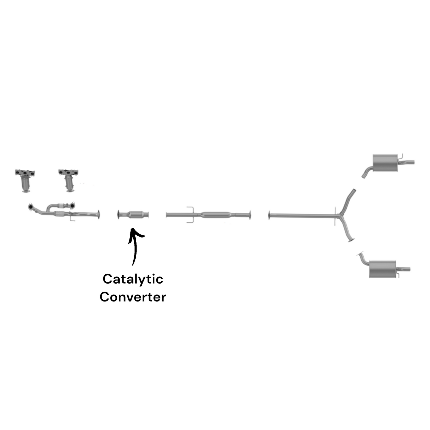 Hyundai Sonata 3.3L (2008) Catalytic Converter