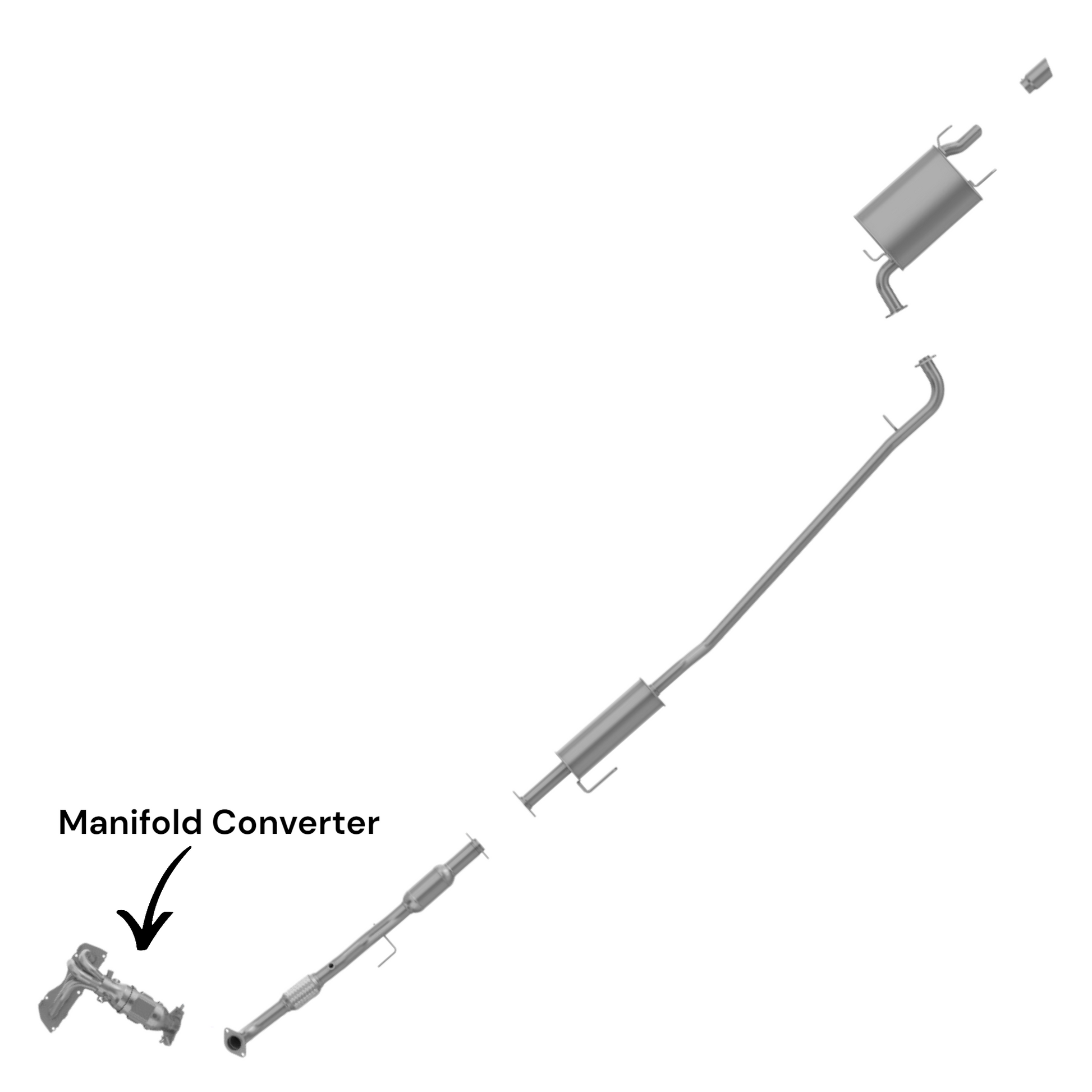 Toyota Camry 2.5L (2010-2011) Manifold Converter